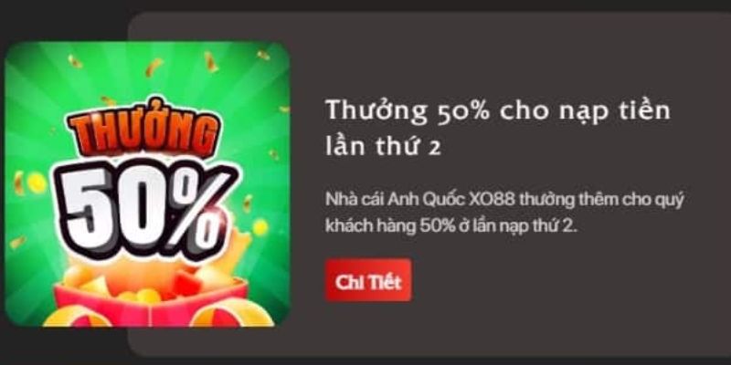 Khuyến mãi nạp tiền lần 2 điều kiện là gì